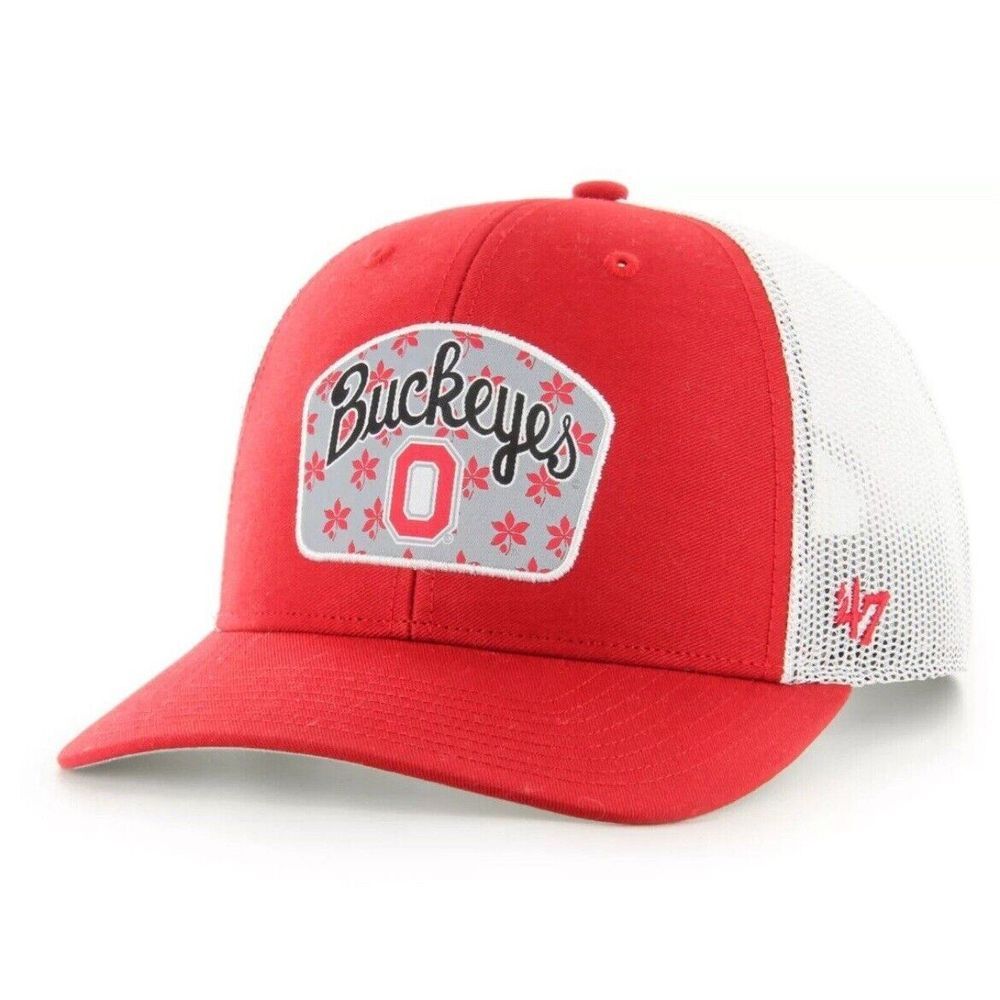 '47 Buckeyes Red and White Trucker Hat